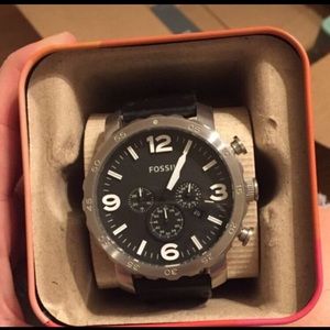 Men’s Fossil Watch with Rubber Strap